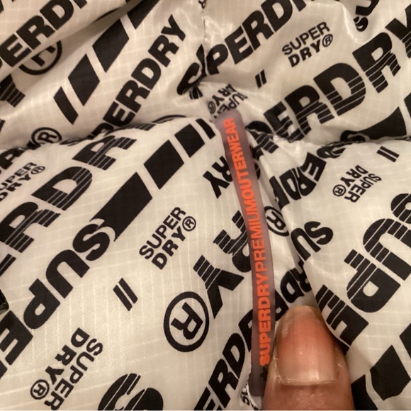 Superdry | White Street Line Puffer Coat - Men - Picture 12 of 15